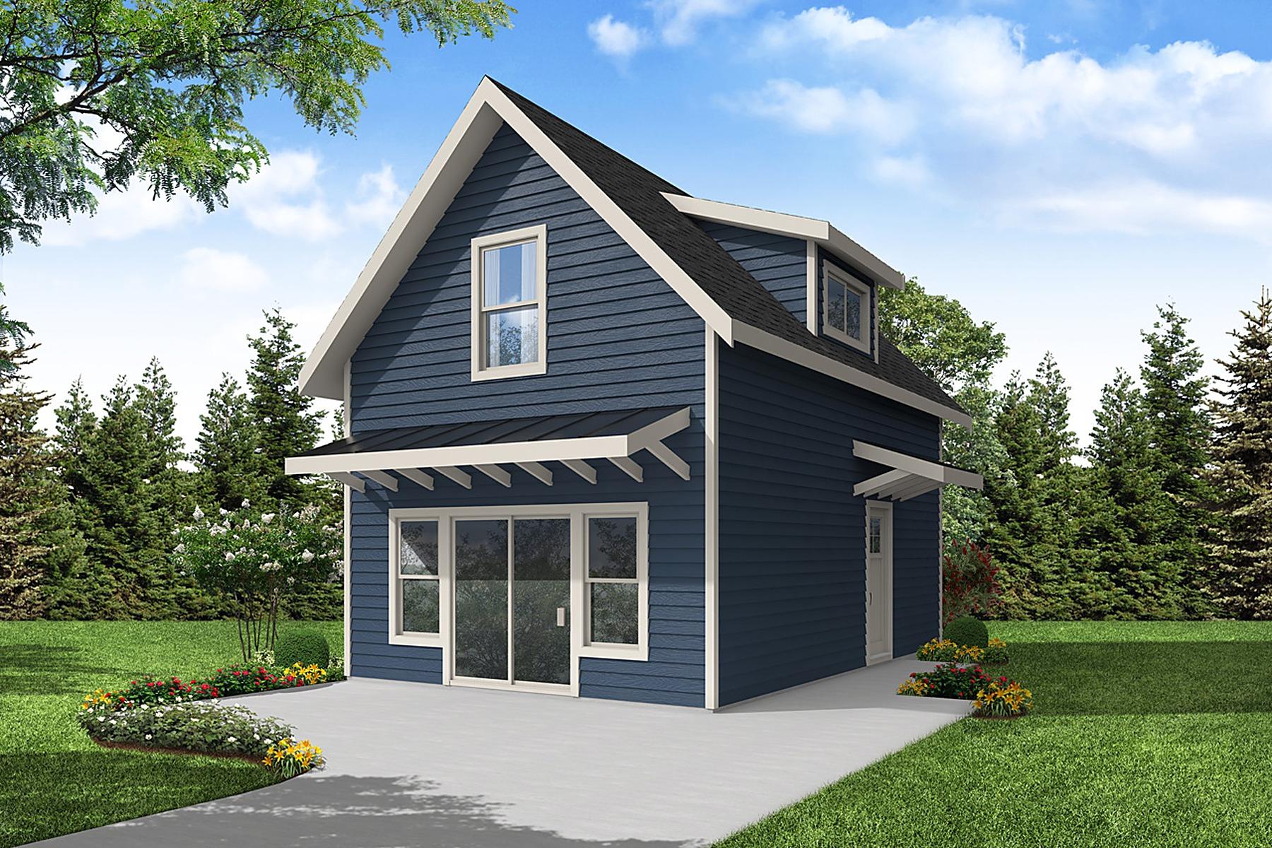 The Spruce architectural model render — 882 sq ft ADU by Langone Site Services