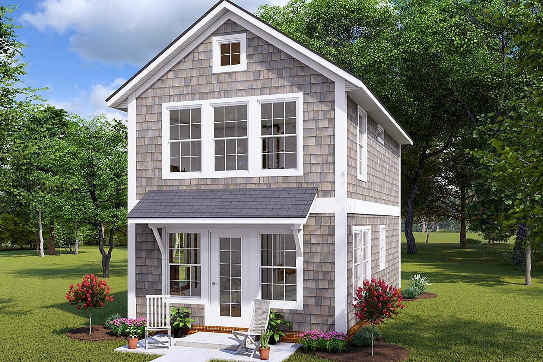 The Washington architectural model render — 896 sq ft ADU by Langone Site Services