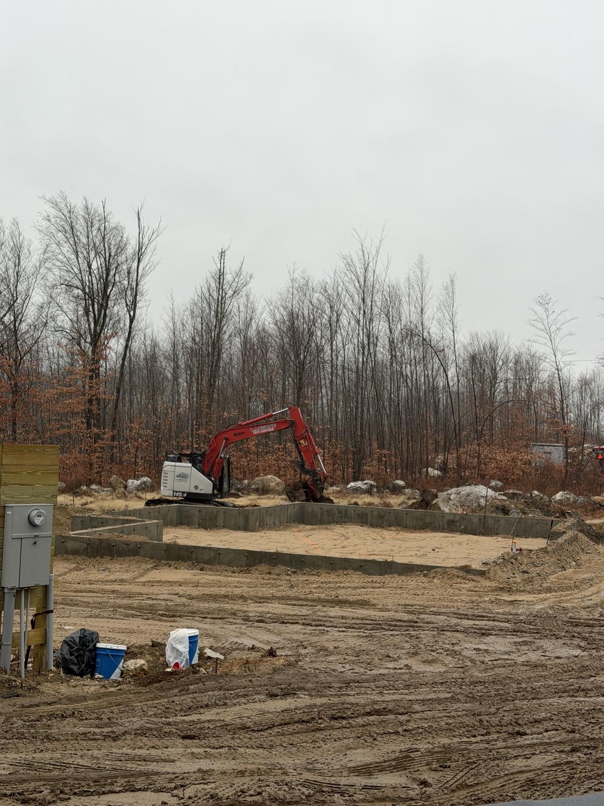 Langone excavator on a job site